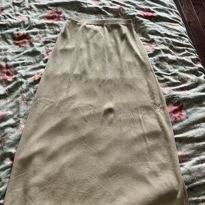 Dialogue Beige A-Line Skirt